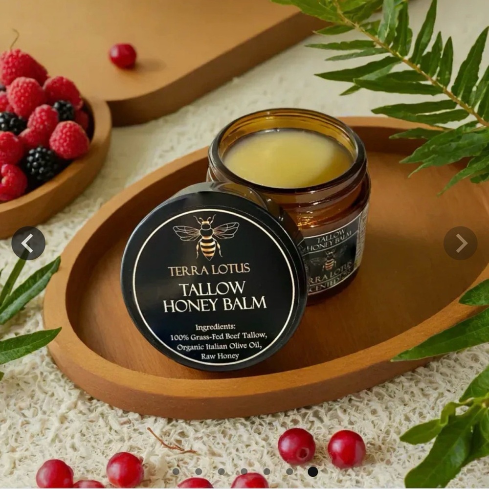 Terra Lotus Tallow Honey Balm Vanilla 4 oz Made in USA Organic - Picture 6 of 6